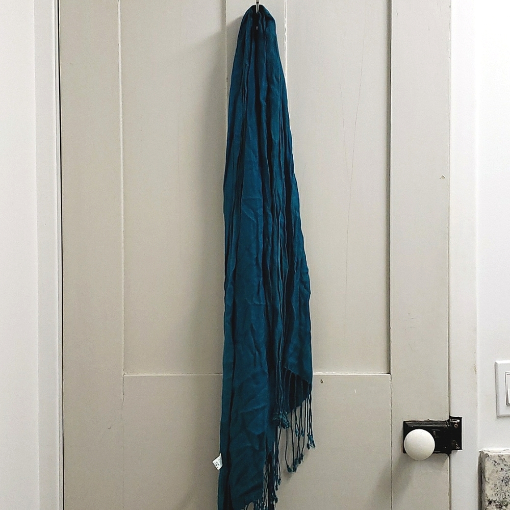 Turquoise scarf